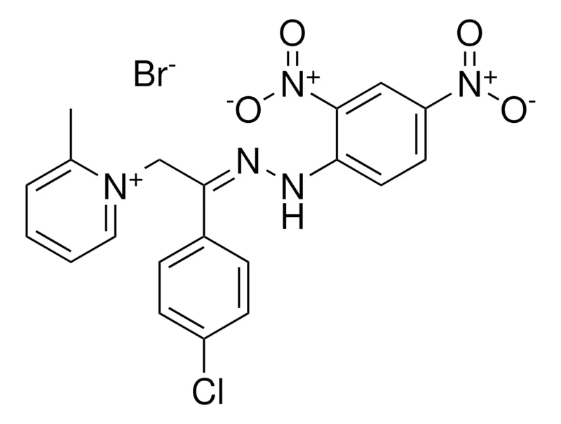 Sigma-Aldrich 1-(2-(4-CL-PH)-2-((2,4-DINITRO-PH)-HYDRAZONO)-ET)-2-METHYL-PYRIDINIUM, BROMIDE,AldrichCPR