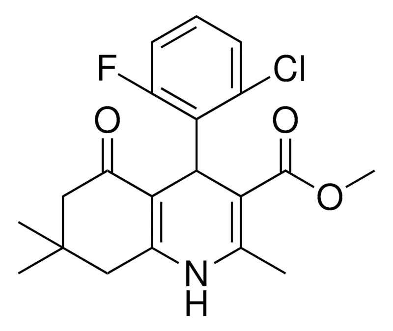 Sigma-Aldrich METHYL 4-(2-CHLORO-6-FLUOROPHENYL)-2,7,7-TRIMETHYL-5-OXO-1,4,5,6,7,8-HEXAHYDRO-3-QUINOLINECARBOXYLATE，AldrichCPR