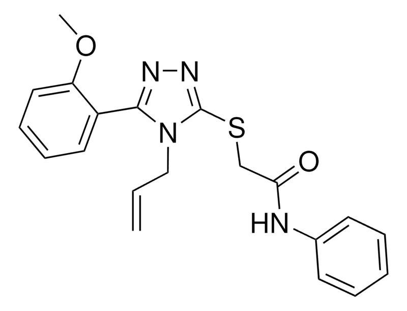 Sigma-Aldrich 2-((4-ALLYL-5-(2-METHOXYPHENYL)-4H-1,2,4-TRIAZOL-3-YL)THIO)-N-PHENYLACETAMIDE,AldrichCPR