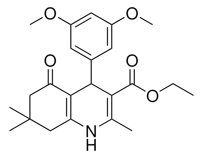 Sigma-Aldrich ETHYL 4-(3,5-DIMETHOXYPHENYL)-2,7,7-TRIMETHYL-5-OXO-1,4,5,6,7,8-HEXAHYDRO-3-QUINOLINECARBOXYLATE,AldrichCPR