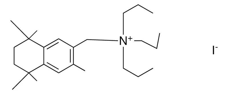 Sigma-Aldrich (3,5,5,8,8-PENTA-ME-5,6,7,8-4H-NAPHTHALEN-2-YLMETHYL)-TRIPROPYL-AMMONIUM, IODIDE,AldrichCPR