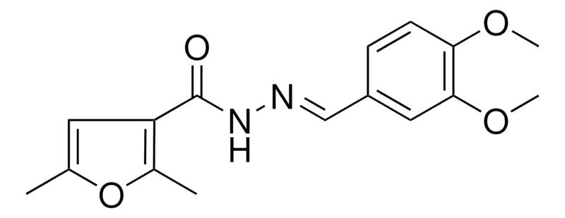 Sigma-Aldrich 2,5-DIMETHYL-FURAN-3-CARBOXYLIC ACID (3,4-DIMETHOXY-BENZYLIDENE)-HYDRAZIDE,AldrichCPR