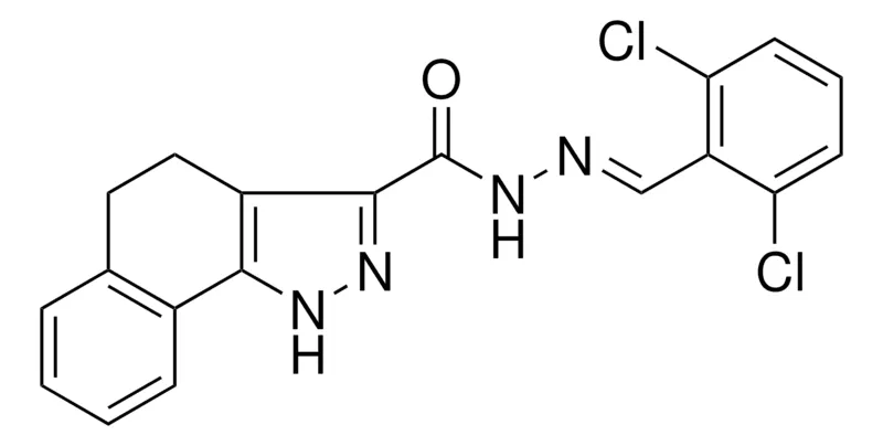 Sigma-Aldrich N'-(2,6-DICHLOROBENZYLIDENE)-4,5-DIHYDRO-1H-BENZO(G)INDAZOLE-3-CARBOHYDRAZIDE,AldrichCPR