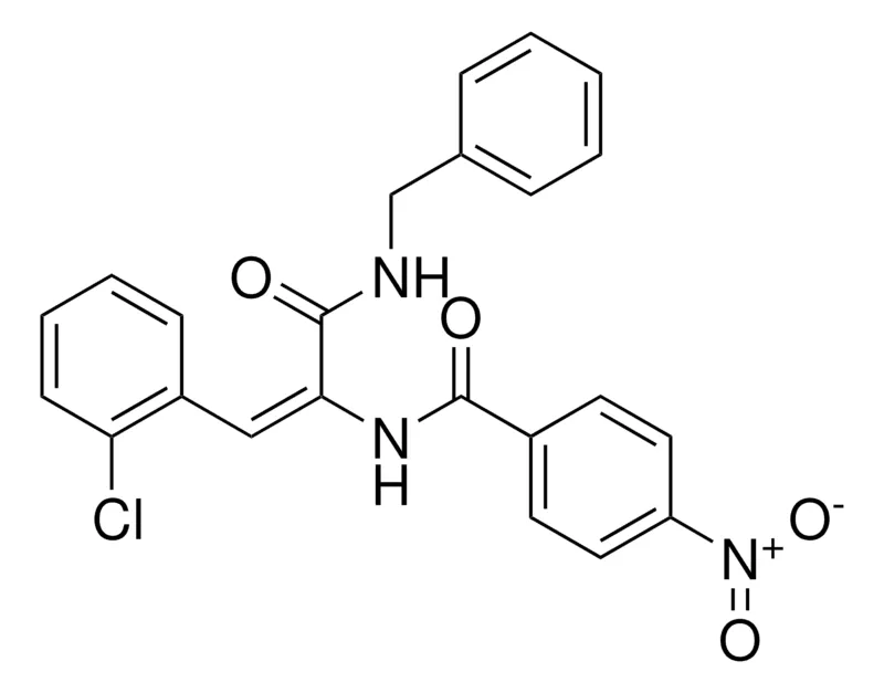 Sigma-Aldrich N-(1-BENZYLCARBAMOYL-2-(2-CHLORO-PHENYL)-VINYL)-4-NITRO-BENZAMIDE,AldrichCPR