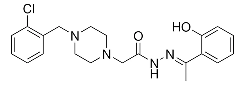 Sigma-Aldrich 2-(4-(2-CHLOROBENZYL)-1-PIPERAZINYL)-N'-(1-(2-HO-PH)ETHYLIDENE)ACETOHYDRAZIDE,AldrichCPR