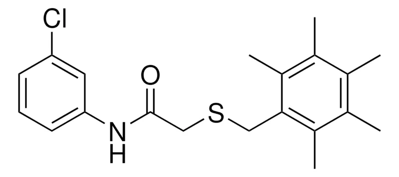 Sigma-Aldrich N-(3-CHLORO-PHENYL)-2-(2,3,4,5,6-PENTAMETHYL-BENZYLSULFANYL)-ACETAMIDE,AldrichCPR