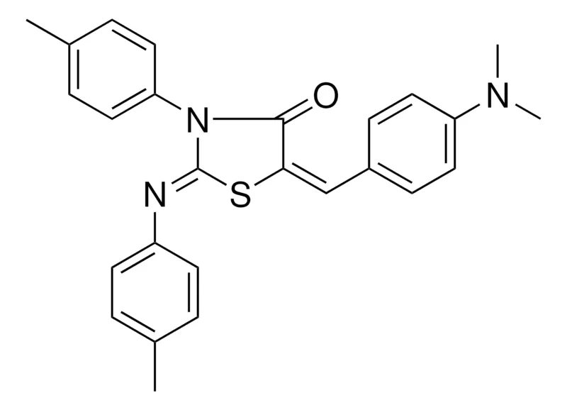 Sigma-Aldrich 5-(4-DIMETHYLAMINO-BENZYLIDENE)-3-P-TOLYL-2-P-TOLYLIMINO-THIAZOLIDIN-4-ONE,AldrichCPR