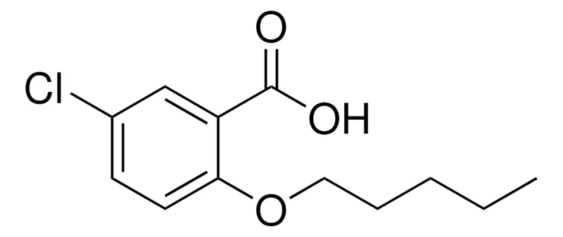 Sigma-Aldrich 5-CHLORO-2-(PENTYLOXY)BENZOIC ACID,AldrichCPR
