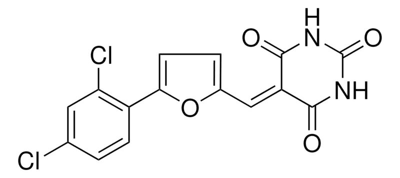 Sigma-Aldrich 5-(5-(2,4-DICHLORO-PHENYL)-FURAN-2-YLMETHYLENE)-PYRIMIDINE-2,4,6-TRIONE,AldrichCPR