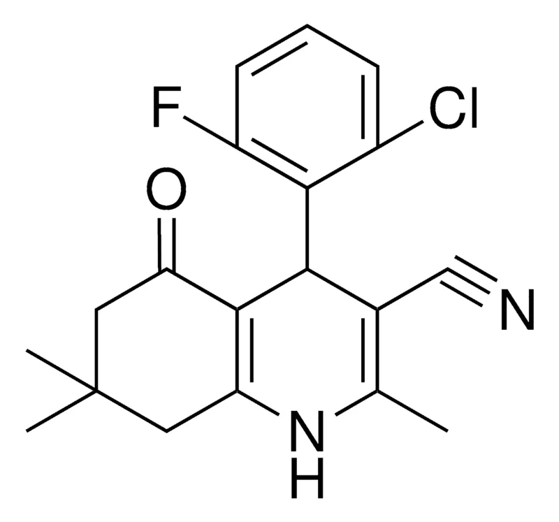 Sigma-Aldrich 4(2-CL-6-F-PH)-2,7,7-TRI-ME-5-OXO-1,4,5,6,7,8-HEXAHYDRO-QUINOLINE-3-CARBONITRILE，AldrichCPR