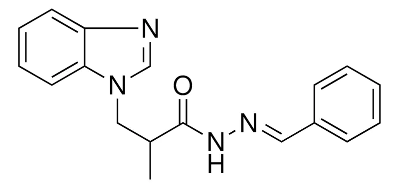 Sigma-Aldrich 3-BENZOIMIDAZOL-1-YL-2-METHYL-PROPIONIC ACID BENZYLIDENE-HYDRAZIDE，AldrichCPR