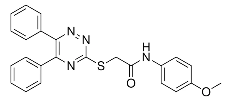 Sigma-Aldrich 2-((5,6-DIPHENYL-1,2,4-TRIAZIN-3-YL)THIO)-N-(4-METHOXYPHENYL)ACETAMIDE,AldrichCPR