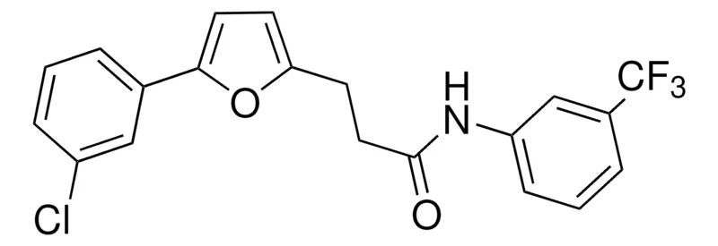 Sigma-Aldrich 3-(5-(3-CHLOROPHENYL)-2-FURYL)-N-(3-(TRIFLUOROMETHYL)PHENYL)PROPANAMIDE,AldrichCPR