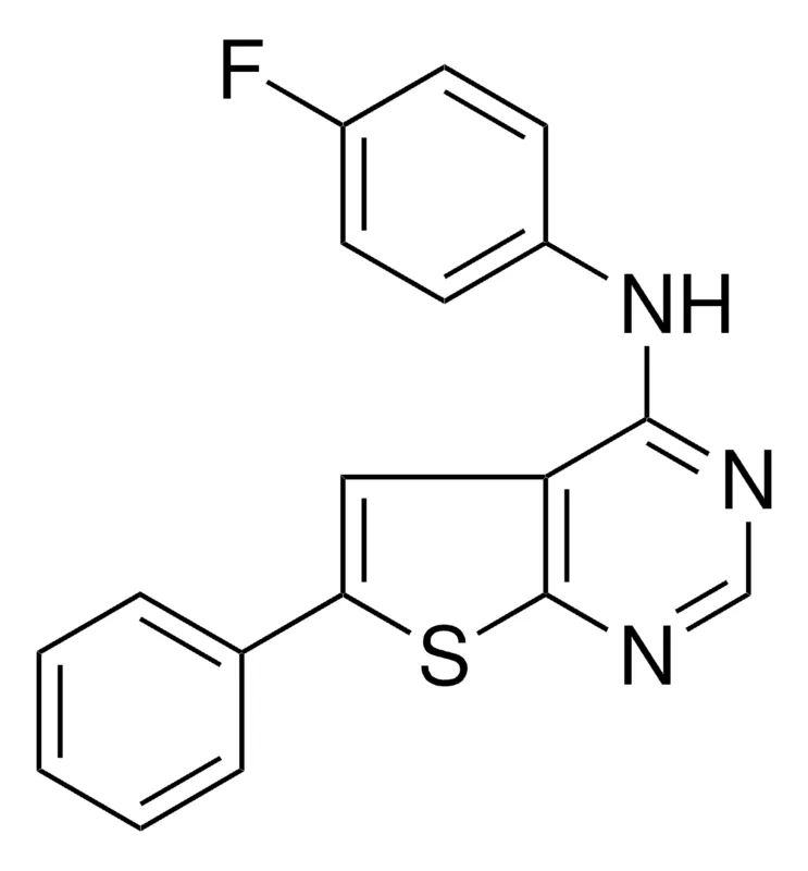 Sigma-Aldrich N-(4-FLUOROPHENYL)-6-PHENYLTHIENO(2,3-D)PYRIMIDIN-4-AMINE,AldrichCPR