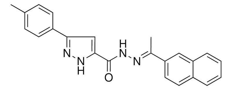 Sigma-Aldrich 5-P-TOLYL-2H-PYRAZOLE-3-CARBOXYLIC ACID (1-NAPHTHALEN-2-YL-ETHYLIDENE)-HYDRAZIDE,AldrichCPR