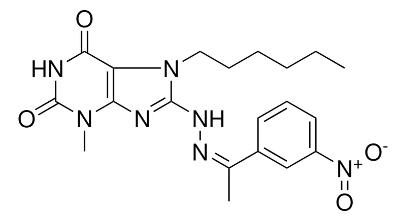 Sigma-Aldrich 7-HEXYL-3-ME-8-(N'-(1-(3-NITRO-PH)-ETHYLIDENE)HYDRAZINO)-3,7-2H-PURINE-2,6-DIONE，AldrichCPR