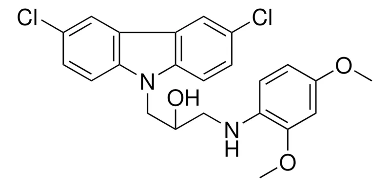 Sigma-Aldrich 1-(3,6-DICHLORO-CARBAZOL-9-YL)-3-(2,4-DIMETHOXY-PHENYLAMINO)-PROPAN-2-OL,AldrichCPR