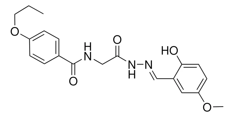 Sigma-Aldrich N-(2-(2-(2-HO-5-METHOXYBENZYLIDENE)HYDRAZINO)-2-OXOETHYL)-4-PROPOXYBENZAMIDE,AldrichCPR