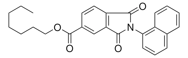 Sigma-Aldrich HEPTYL 2-(1-NAPHTHYL)-1,3-DIOXO-5-ISOINDOLINECARBOXYLATE,AldrichCPR