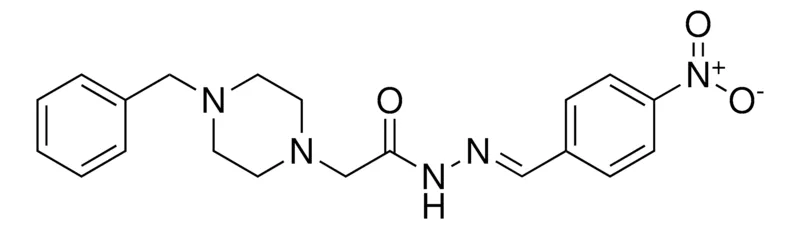 Sigma-Aldrich 2-(4-BENZYL-1-PIPERAZINYL)-N'-(4-NITROBENZYLIDENE)ACETOHYDRAZIDE,AldrichCPR