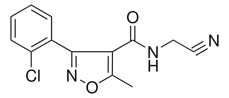 Sigma-Aldrich 3-(2-CHLORO-PHENYL)-5-METHYL-ISOXAZOLE-4-CARBOXYLIC ACID CYANOMETHYL-AMIDE,AldrichCPR