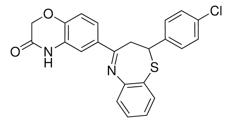 Sigma-Aldrich 6-[2-(4-CHLOROPHENYL)-2,3-DIHYDRO-1,5-BENZOTHIAZEPIN-4-YL]-2H-1,4-BENZOXAZIN-3(4H)-ONE，AldrichCPR