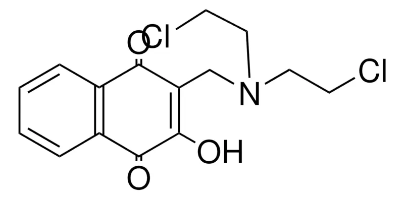 Sigma-Aldrich Q112 2-(BIS(2-CHLOROETHYL)AMINOMETHYL)-3-HYDROXY-1,4-NAPHTHOQUINONE,AldrichCPR