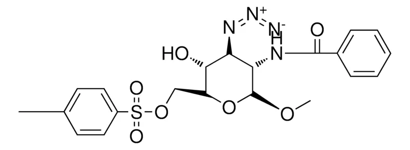 Sigma-Aldrich TOLUENE-4-SULFONIC ACID 4-AZIDO-5-BENZOYLAMINO-3-HO-6-MEO-4H-PYRAN-2-YL-ME ESTER,AldrichCPR