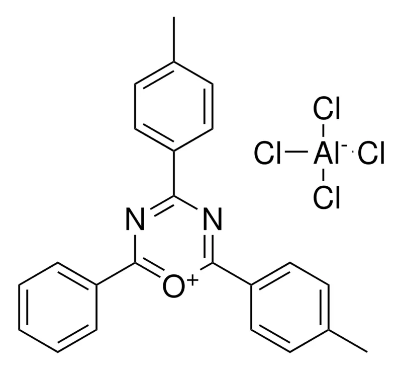 Sigma-Aldrich 2-PHENYL-4,6-DI-P-TOLYL-(1,3,5)OXADIAZIN-1-YLIUM, TETRACHLORO ALUMINATE,AldrichCPR