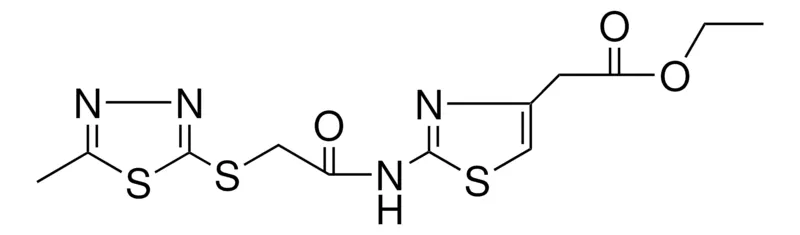 Sigma-Aldrich (2-((ME-(1,3,4)THIADIAZOL-YLSULFANYL)-AC-AMINO)-THIAZOL-YL)-ACETIC ACID ET ESTER,AldrichCPR