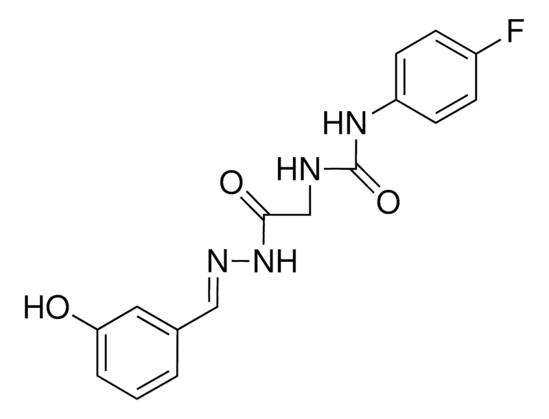 Sigma-Aldrich 2-(3-(4-FLUOROPHENYL)UREIDO)ACETIC (3-HYDROXYBENZYLIDENE)HYDRAZIDE,AldrichCPR
