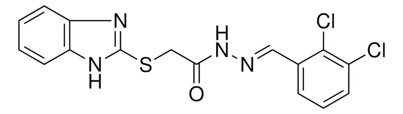 Sigma-Aldrich 2-(1H-BENZOIMIDAZOL-2-YLSULFANYL)ACETIC ACID (2,3-DICHLORO-BENZYLIDENE)HYDRAZIDE,AldrichCPR