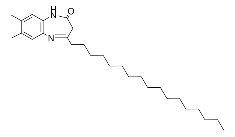 Sigma-Aldrich 7,8-DIMETHYL-4-HEPTADECYL-1H-1,5-BENZODIAZEPIN-2(3H)-ONE,AldrichCPR