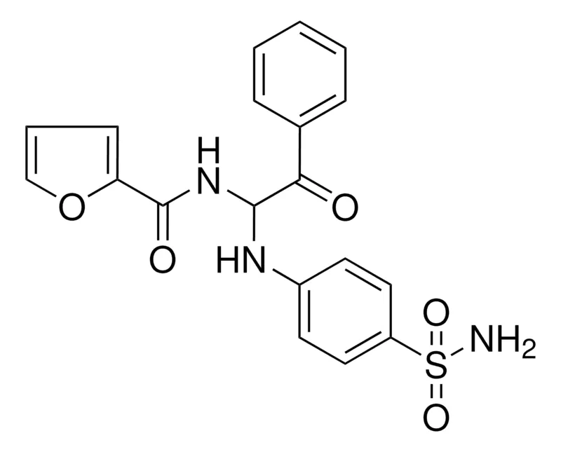 Sigma-Aldrich FURAN-2-CARBOXYLIC ACID (2-OXO-2-PHENYL-1-(4-SULFAMOYL-PHENYLAMINO)-ETHYL)-AMIDE,AldrichCPR