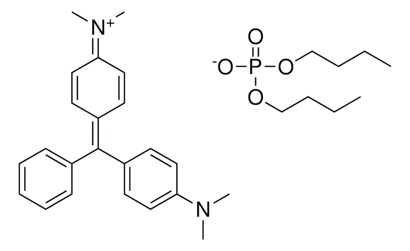Sigma-Aldrich N-(4-((4-(DIMETHYLAMINO)PHENYL)(PHENYL)METHYLENE)CYCLOHEXA-2,5-DIENYLIDENE)-N-METHYLMETHANAMINIUM DIBUTYL PHOSPHATE,AldrichCPR