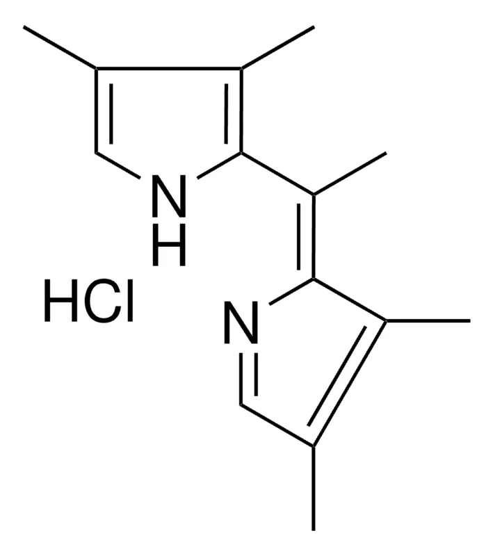 Sigma-Aldrich 2-(1-(3,4-DIMETHYL-2H-PYRROL-2-YLIDENE)ET)-3,4-DIMETHYL-1H-PYRROLE HCL,AldrichCPR