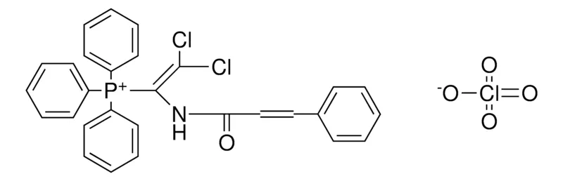 Sigma-Aldrich (2,2-DICHLORO-1-(3-PH-ACRYLOYLAMINO)-VINYL)-TRIPHENYL-PHOSPHONIUM, PERCHLORATE，AldrichCPR