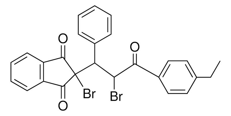 Sigma-Aldrich 2-BROMO-2-(2-BROMO-3-(4-ETHYL-PHENYL)-3-OXO-1-PHENYL-PROPYL)-INDAN-1,3-DIONE,AldrichCPR