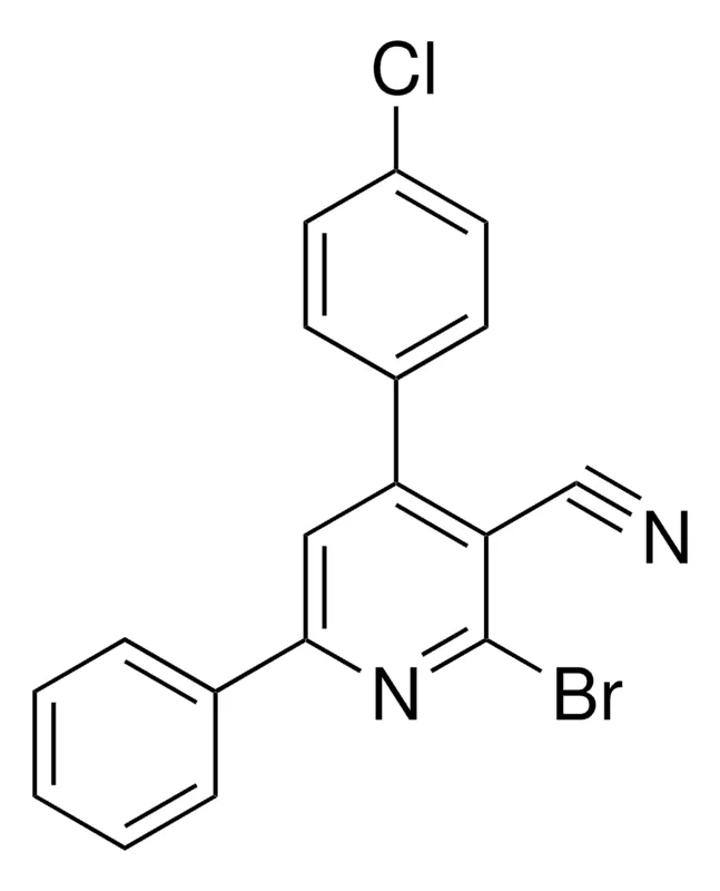 Sigma-Aldrich 2-BROMO-4-(4-CHLORO-PHENYL)-6-PHENYL-NICOTINONITRILE,AldrichCPR