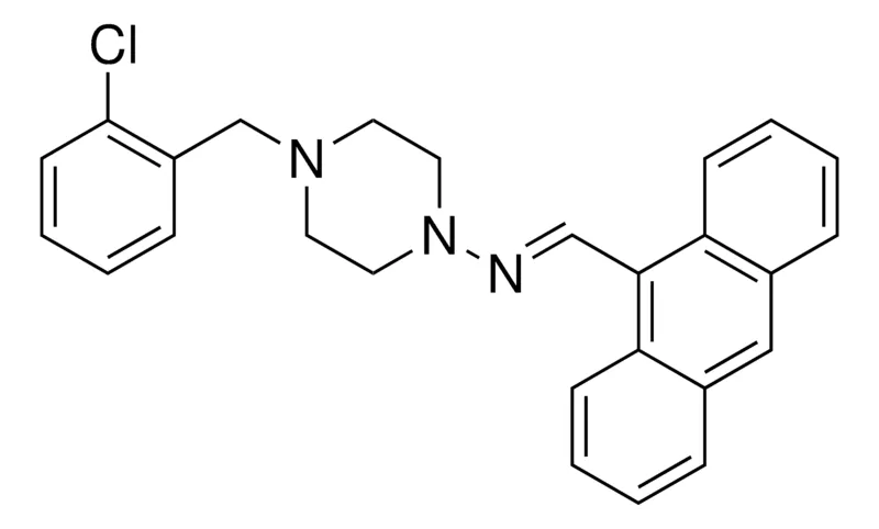 Sigma-Aldrich ANTHRACEN-9-YLMETHYLENE-(4-(2-CHLORO-BENZYL)-PIPERAZIN-1-YL)-AMINE,AldrichCPR