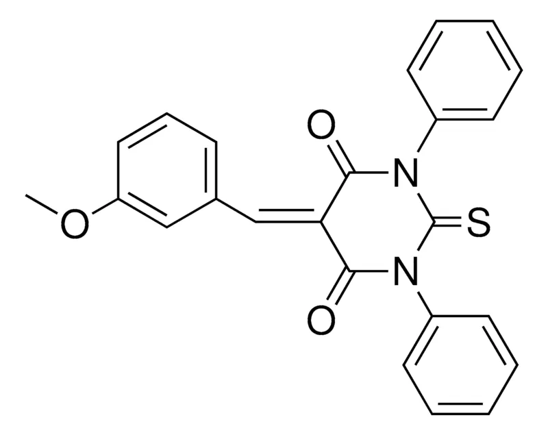 Sigma-Aldrich 5-(3-METHOXY-BENZYLIDENE)-1,3-DIPHENYL-2-THIOXO-DIHYDRO-PYRIMIDINE-4,6-DIONE,AldrichCPR