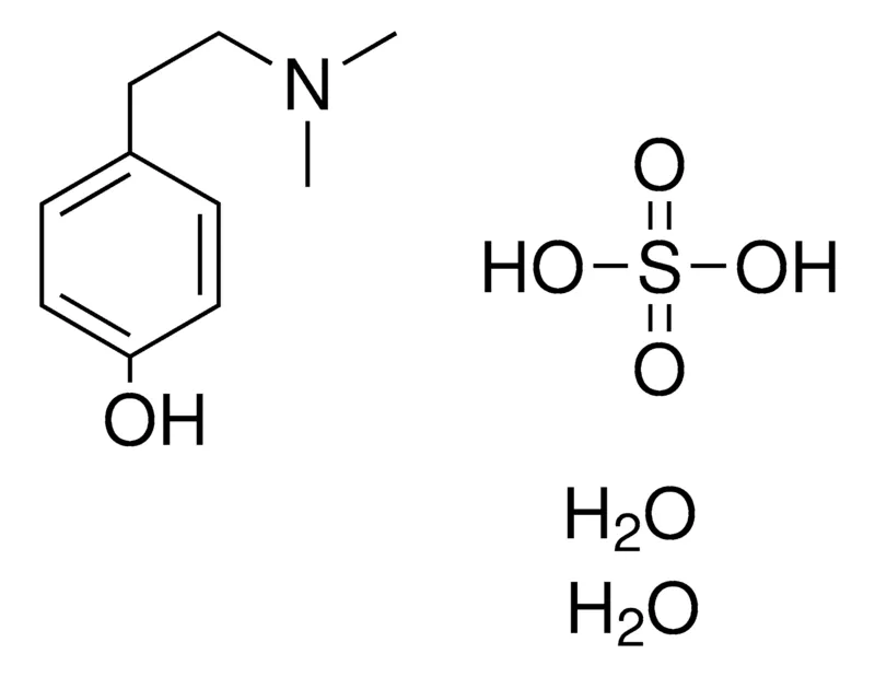 Sigma-Aldrich 4-(2-(DIMETHYLAMINO)ETHYL)PHENOL SULFATE DIHYDRATE,AldrichCPR