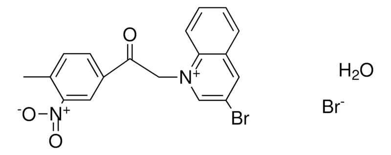 Sigma-Aldrich 3-BROMO-1-(2-(4-METHYL-3-NITRO-PHENYL)-2-OXO-ETHYL)-QUINOLINIUM, BROMIDE HYDRATE,AldrichCPR