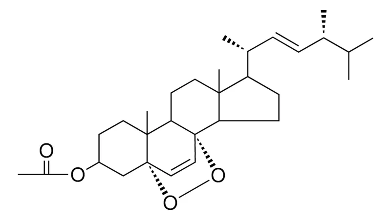 Sigma-Aldrich (22E)-5,8-EPIDIOXY-5-ALPHA,8-ALPHA-ERGOST-6,22-DIEN-3-BETA-YL ACETATE,AldrichCPR