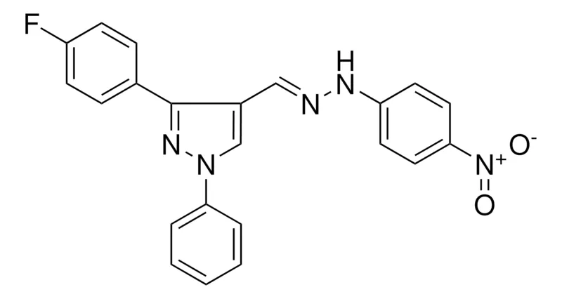 Sigma-Aldrich N-(3-(4-F-PH)-1-PHENYL-1H-PYRAZOL-4-YLMETHYLENE)-N'-(4-NITRO-PHENYL)-HYDRAZINE,AldrichCPR