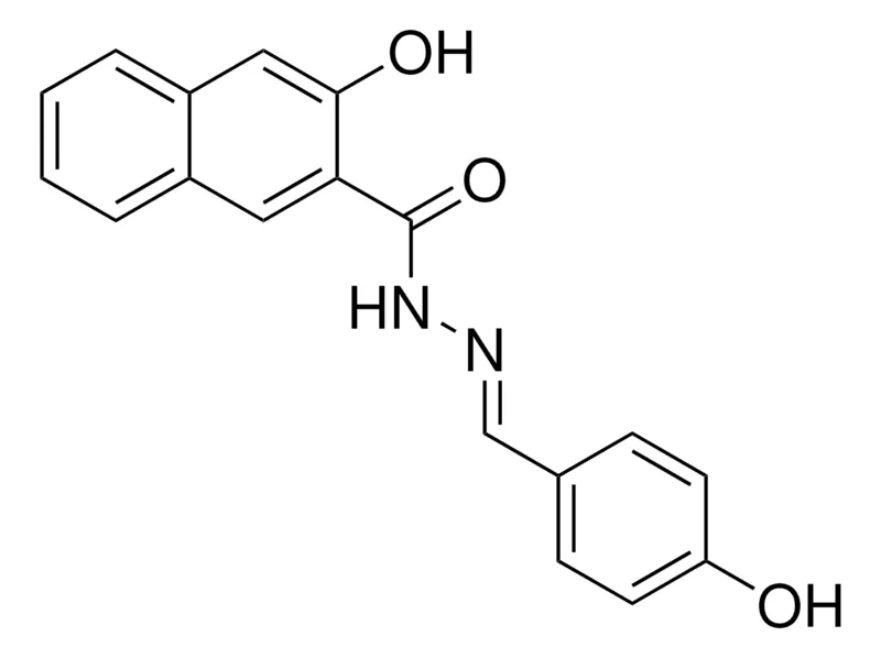 Sigma-Aldrich 3-HYDROXY-NAPHTHALENE-2-CARBOXYLIC ACID (4-HYDROXY-BENZYLIDENE)-HYDRAZIDE，AldrichCPR