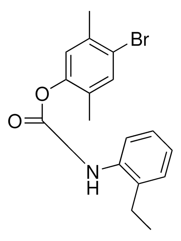 Sigma-Aldrich 4-BROMO-2,5-DIMETHYLPHENYL N-(2-ETHYLPHENYL)CARBAMATE,AldrichCPR
