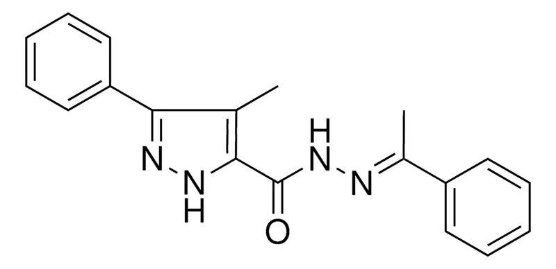 Sigma-Aldrich 4-METHYL-5-PHENYL-2H-PYRAZOLE-3-CARBOXYLIC ACID (1-PHENYL-ETHYLIDENE)-HYDRAZIDE，AldrichCPR