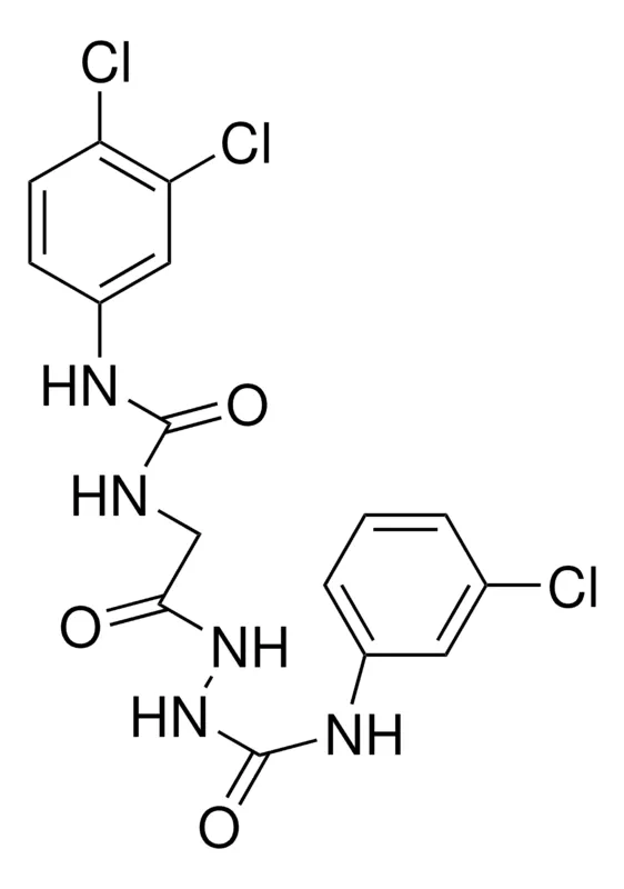 Sigma-Aldrich 4-(3-CHLOROPHENYL)-1-(3,4-DICHLOROPHENYLUREIDOACETYL)SEMICARBAZIDE,AldrichCPR