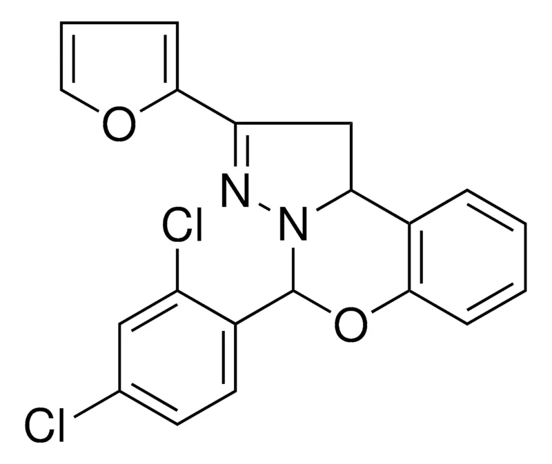 Sigma-Aldrich 4(2,4-DICHLORO-PH)2-FURAN-2-YL-1,9B-2H-5-OXA-3,3A-DIAZA-CYCLOPENTA(A)NAPHTHALENE,AldrichCPR